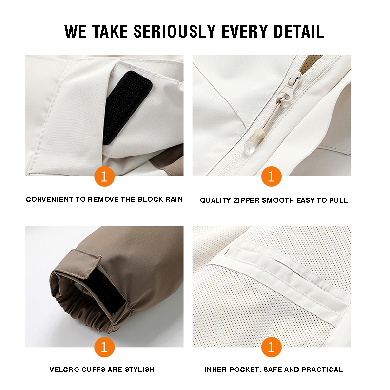 Waterproof Jacket personality  - Outdoor Sport Logo review and price