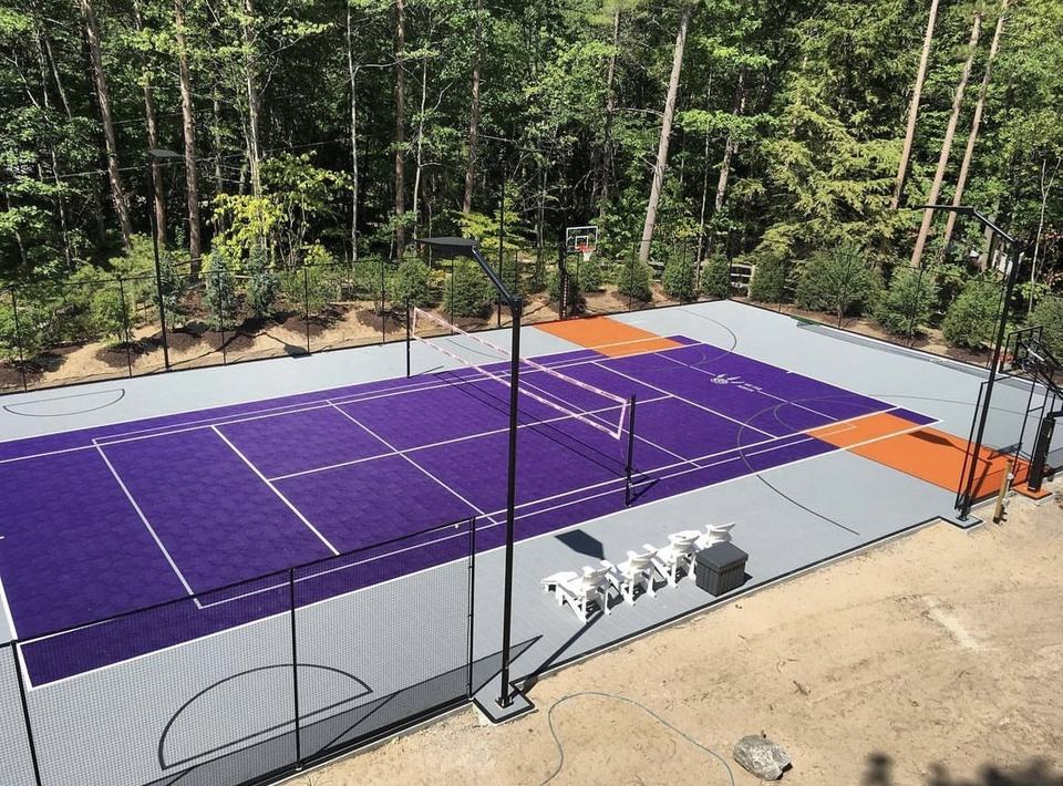 Eco-Friendly Plastic Custom Lo - Outdoor Sport Court Tiles review and price