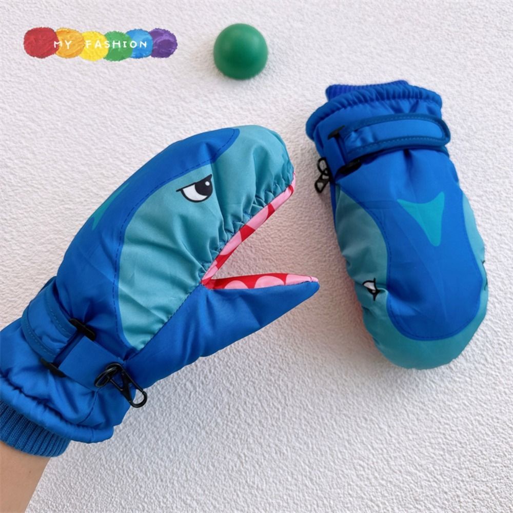 Cartoon Children Ski Gloves Sh - Outdoor Sport For Kids review and price