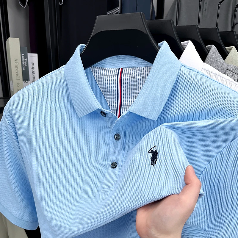 Men's 100% Cotton Short Sleeve - Polo Shirt Equestrian review and price