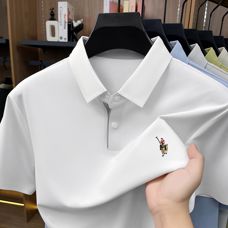 Luxury men classic brand fashi - Polo Shirt Equestrian review and price