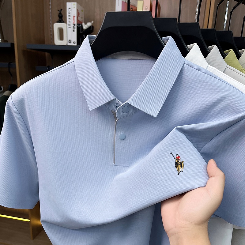 Luxury men classic brand fashi - Polo Shirt Equestrian review and price