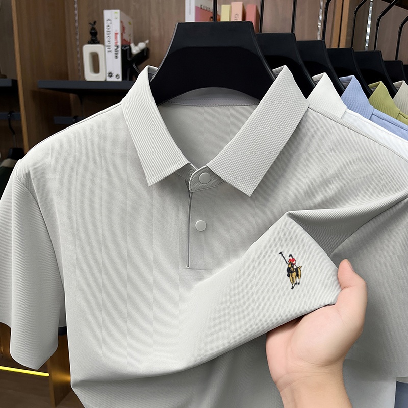 Luxury men classic brand fashi - Polo Shirt Equestrian review and price