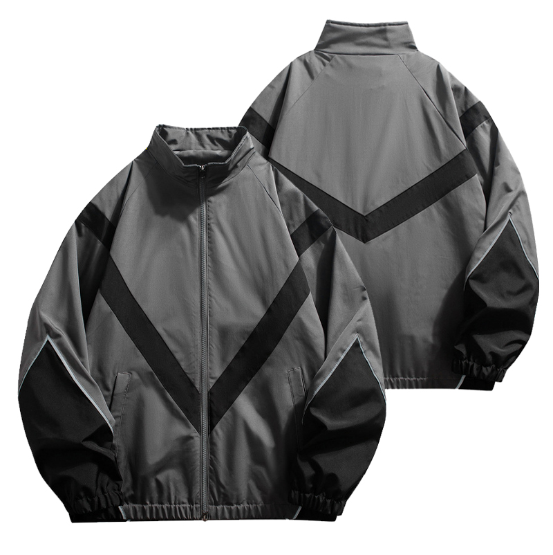 Men's Zipper Stand-Collar Raci - Outdoor Sport Logo review and price