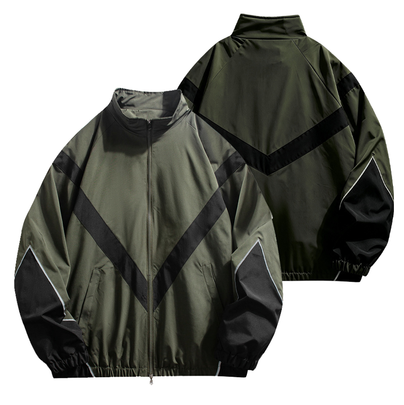 Men's Zipper Stand-Collar Raci - Outdoor Sport Logo review and price