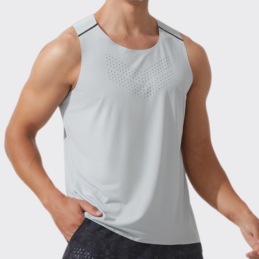Men Gym Vest Quick Dry Running - Outdoor Sport Logo review and price