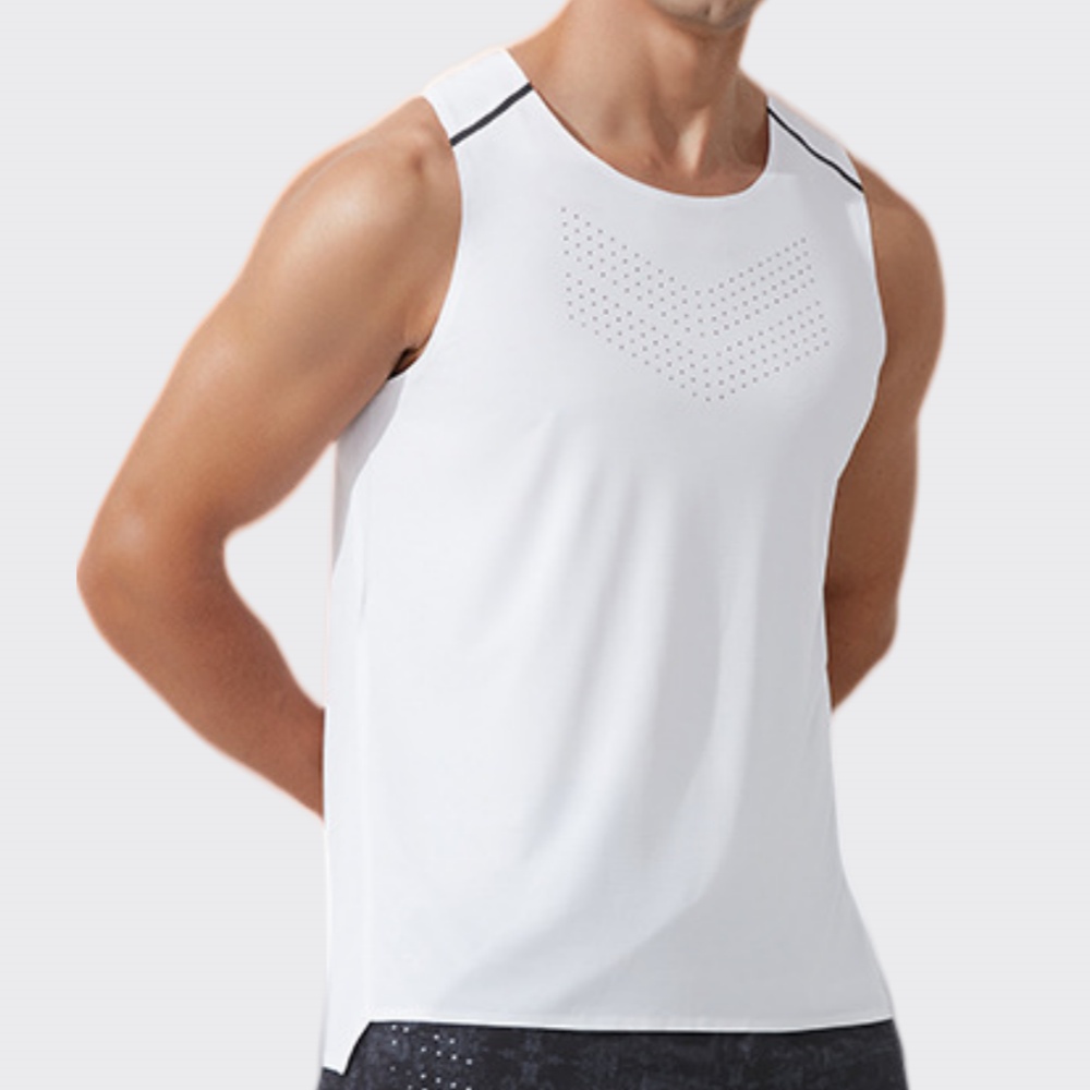 Men Gym Vest Quick Dry Running - Outdoor Sport Logo review and price