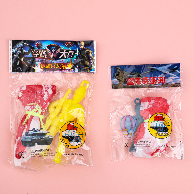 10pcs Plastic Ejecting Parachu - Outdoor Sport For Kids review and price