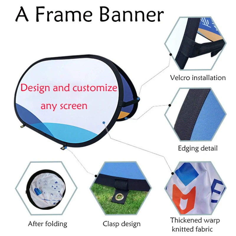 Pop Up A Frame Banner Free Des - Outdoor Sport Logo review and price